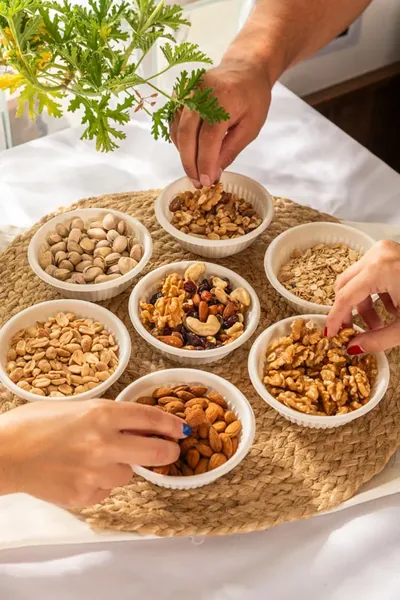 Granola artesanal con semillas para desayunos corporativos
