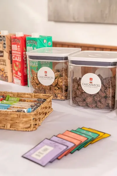 Galletas de arroz y semillas sin TACC para oficinas